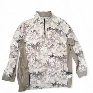 Men's Camouflage Quarter-Zip Sweatshirt